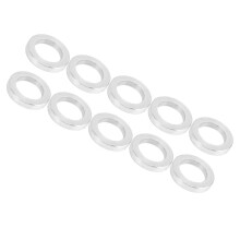 Abstandshalter aus Aluminiumlegierung, zylindrische Dichtung, Distanzstück, Stützzubehör, Außendurchmesser 6 mm, Länge 1 mm
