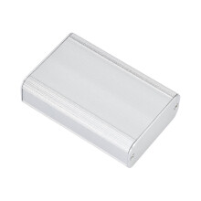 Aluminium-Gehäuse aus Aluminiumlegierung, Projekt-Elektronik-Integralgehäuse für Leiterplatten, 25 x 58 x 85 mm