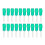 20Pcs LED Plastic Holder Bezel Mount PC Indicator Light Aircraft Lampshade Component 5mmGreen Light 3