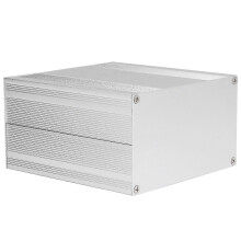 Aluminiumlegering projectbehuizing voor stroomaansluiting, doe-het-zelf elektronische bescherm- en koelbehuizing