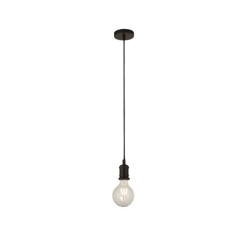 Searchlight Sospensione Contemporanea ADJUSTABLE Acciaio Nero Alluminio 1 Luce E27