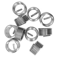 10 stuks schroefdraadinzetstukken mannelijk/vrouwelijk reduceermoer reparatiegereedschap roestvrijstalen draadbevestiging M18x2.51D