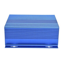 Elektroverteilerkasten aus Aluminiumlegierung, Projektanschlusskasten, geteiltes Gehäuse, 61 x 147 x 155 mm, mattblau