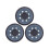 3-Pack 5" 8-Hole Sanding Backing Pad for DWE6423 Sander, Hook & Loop Dust Extraction Pad 1