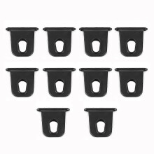 10 stuks draagbare luifelhaken, kledinghangers, organizerrek, eenvoudig te installeren voor campers.