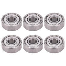 10Pcs Miniature Bearing Single Row Rolling Stainless Steel Mechanical Parts Replacement S606Z