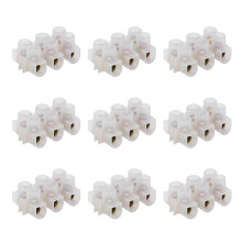 50 stuks klemmenblok vlamvertragende doorsteekconnector industri?le benodigdheden 20A (3 ingangen, 3 uitgangen)
