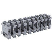 50 stuks schroefklemmenblok DIN-railmontage koperen combinatieklemmen 76A 800V -10N