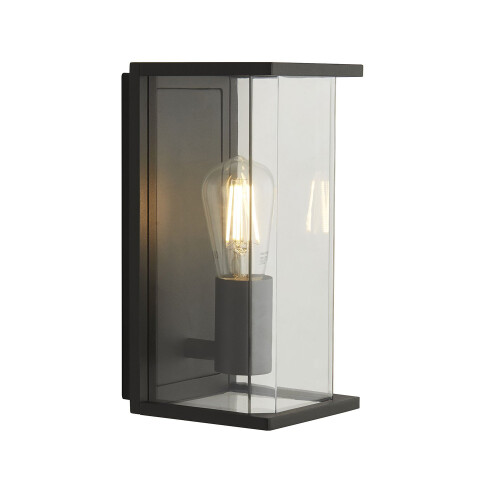 Searchlight Applique Piccadilly Alluminio Grigio Policarbonato Trasparente 1 Luce E27