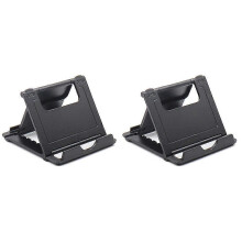 Doppelt faltbarer, verstellbarer Tablet-Ständer für iPad, tragbarer, stabiler Desktop-Halter