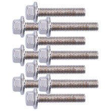 10 stuks flensbouten met zeskantkop, roestvrij staal 304, schroeven, accessoire M5 10/12/16/20/25/30/35/40mmM5x25