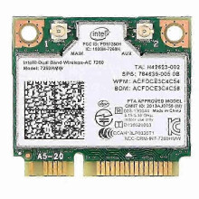 Bluetooth- und WLAN-Karte für Mini-PCI-E-Laptops mit Intel 7260HMW, 5G Wireless 867 Mbit/s