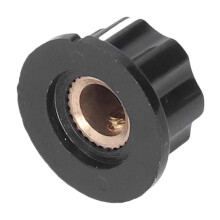 50 pezzi Manopole per potenziometro con fissaggio a vite laterale, tappi di ricambio in plastica tecnica da 20 mm
