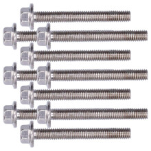 10 stuks flensbouten met zeskantkop, roestvrij staal 304, schroeven, accessoire M5 10/12/16/20/25/30/35/40mmM5x40