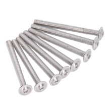50 stuks flensbouten met bolkop, A2-70 roestvrij staal, inbusbouten, set M4x45mm