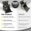 4 Pack Folding Brackets, Self-Lock Hinge with Screws for Legs, Lock Extension Support Bracket Bed L 6