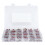 960Pcs Ceramic Capacitor In Line DIY Electronic Components 2PF-0.1UF 24 Value Assortment Kit 3