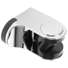 Silberner, fester Duschgriffhalter für Badezimmer-Handbrause, 3-teiliges Set