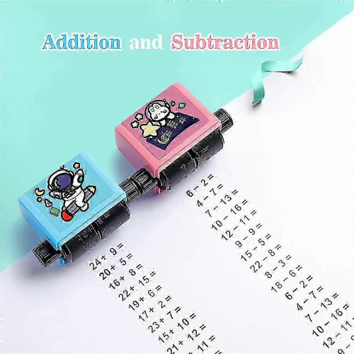 Interactive Addition Subtraction Stamps for Early Math Education