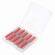 10 stuks 3,175 mm freesbits van wolfraamstaal voor houtsnijden en graveren, 30¡ã x 0,5 mm