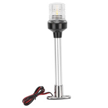 10 inch LED-zeilsignaallamp DC12V-24V 5W 360¡ã rondom ankerlamp voor boot, achterlicht IP66 wit