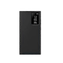 Samsung Galaxy S23 Ultra Schutzhülle in Schwarz mit Kartenfach und Sichtfenster