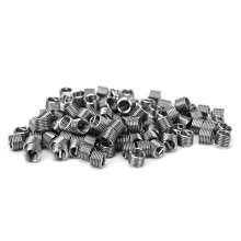 100Pcs Thread Inserts Male Female Reducing Nut Repair Tool Stainless Steel Fastener M4x0.71.5D
