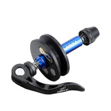 Gereedschap voor het geleiden van de fietsketting bij een dummy-naaf met snelspanner/steekas.