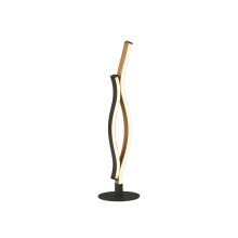Lampada da Scrivania Moderno Fioritura Acciaio Nero Marrone Led 11W CCT