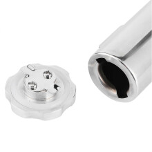 14oz Overflow Coolant Tank for Ford Engine - Stainless Steel