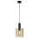 Searchlight Pendant Light Mocha Metal Amber Glass E27 Dimmable Adjustable Ceiling Lamp IP20 1