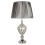Searchlight Lampada da Scrivania Greyson Acciaio Cromo Vetro Trasparente 1 Luce E27 1