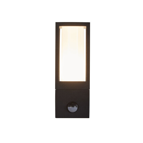 Searchlight Applique Moderna Viale Alluminio Nero Policarbonato 1 Luce GU10