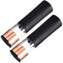 Batteriebetriebene Gewürzmühle, elektrisches automatisches Salz- und Pfeffermühlen-Set mit einstellbarem Mahlgrad.