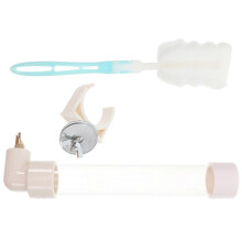 Automatischer Wasserspender, große Kunststoff-Papageienkäfigflasche, 2er-Set für Vögel