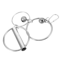 Papegaai Bell Speelgoed Hangende Hanger voor Spelen 2 Stuks Duurzame Roestvrijstalen Bellen
