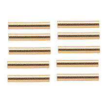 10 Stück Bananenstecker (2,0 mm), vernickelt, für RC-Bastelprojekte, Akkus, Regler und Motoren