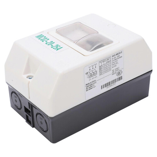 Motor Protection Switch Circuit Breaker Waterproof Protector Replacement MC02‑20‑25A 220V/380V 1