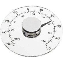 Transparante thermometer voor buitenramen, zelfklevende waterdichte temperatuurmeter voor thuisgebruik