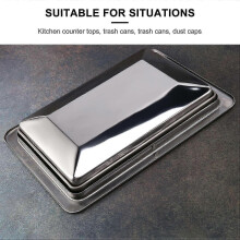 Stainless Steel Garbage Flap Lid For Trash Bin, Flush Built-In Cover