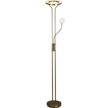 Piantana Contemporanea Mother Child Acciaio Policarbonato Led 25,5W 3000K