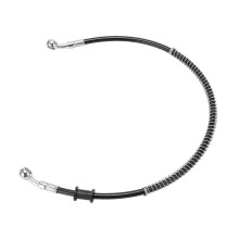 Latiguillo de freno y embrague para motocicleta, tubo de acero PVC negro, aislamiento térmico, universal, 60 cm/23,6 pulgadas.