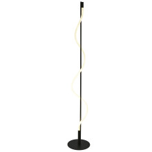 Lampada da Scrivania Serpente Acciaio Bianco Policarbonato Nero Led 8W 2700K