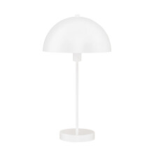 Lampada da Scrivania Contemporanea Mushroom Acciaio Bianco 1 Luce E14