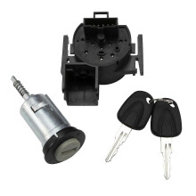 Car for Vauxhall Corsa C, Combo C, Meriva A, Tigra B 9115863 Car Ignition Lock Cylinder with 2 Keys Accessories