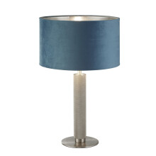 Lampada Scrivania Londra Acciaio Ottone velluto verde acqua 1 Luce E27