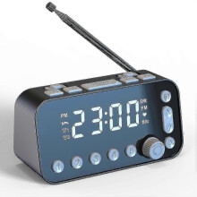 Multifunktionales DAB-Radiowecker mit USB-Anschlüssen