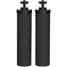 Ersatz-Wasserfilterelemente für die Küche, 2,25" x 9,75" schwarze Kohlefilter