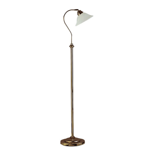 Searchlight Piantana Classico ADJUSTABLE Acciaio ADJUSTABLE Vetro 1 Luce E27