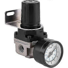 Pneumatisches Luftdruckregelventil, G1/4-Anschluss mit einstellbarem Manometer für Kompressoren